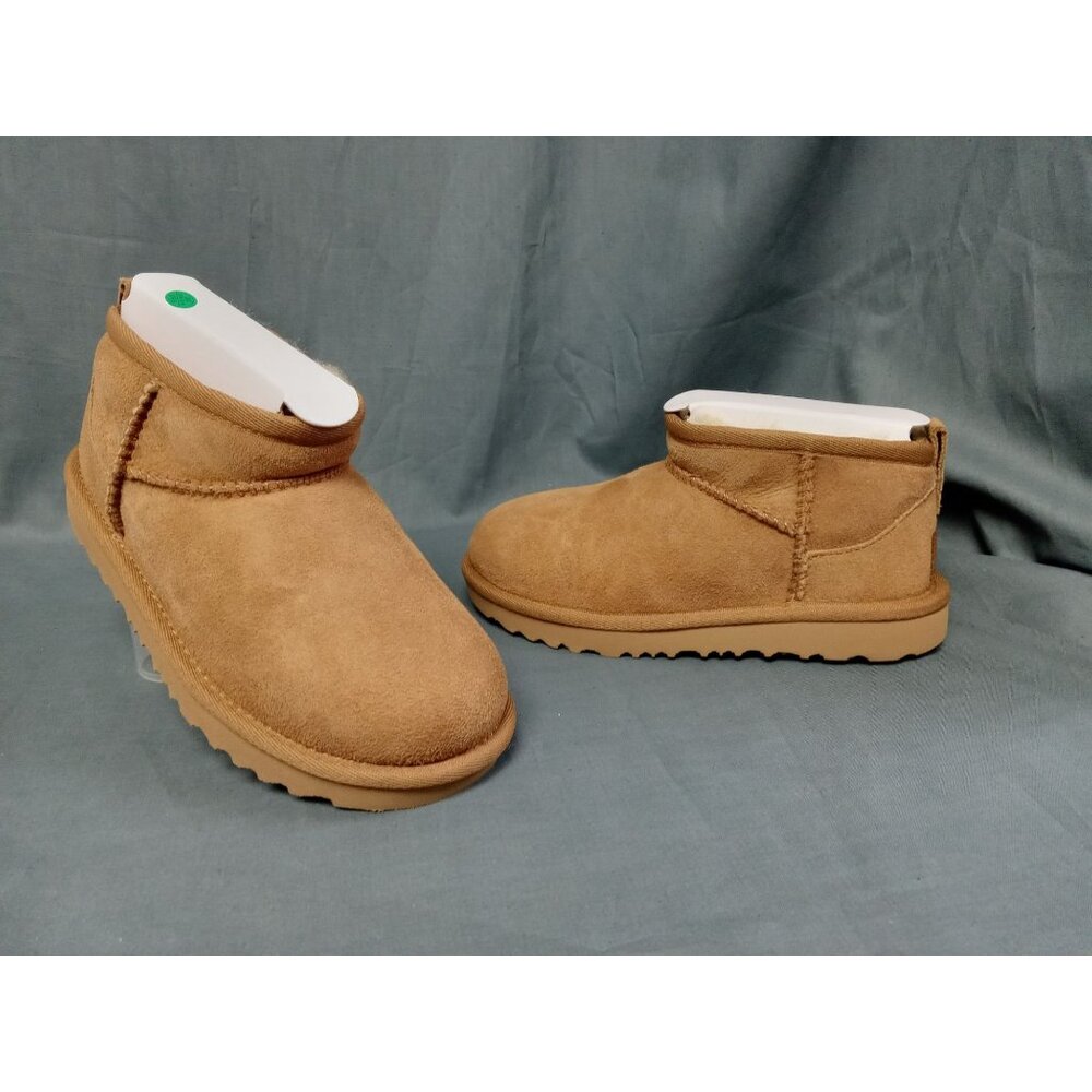 UGG Australia Women Classic Ultra Mini Boot Pull-On Chestnut Size 12 NEW IN BOX!